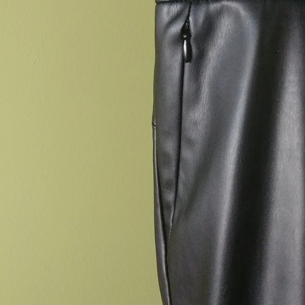 NWT,"OLSEN" BLACK PANTS,size 42, US M-L - Picture 4 of 13